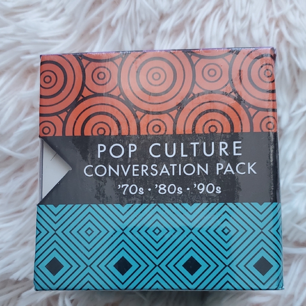 Pop Culture Table Topics Conversation Pack, feat. Pop culture from 70s, 80s, 90s